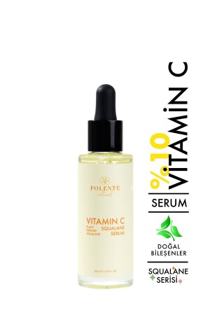 MNZ- Squalene & Vitamin C - Serum (VITAMIN C COMPLEX) مضادة للقليل من النسب - Polente Natural