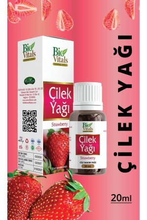 زيت MNZ- Strawberry 20ml - Bio Vitals