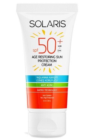 كريم منقذ الشمس من MNZ- Sun Cream Anti- Aging Spf 50 (50 مل) QTVZ268 - SOLARIS