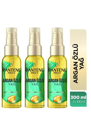 MNZ- Synthesis Natural Hair Care Serum Argan Oil Elixir 100 مل x3 - Pantene