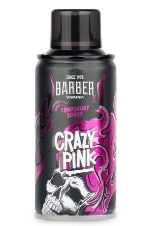 MNZ- Temporary Colored Hair Spray وردي 150 مل - Barber Marmara