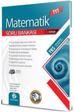 MNZ-المعلومات المتحركة Tyt الرياضيات بنك الأسئلة 9786258070972 - Bilgi Sarmal Yayınları