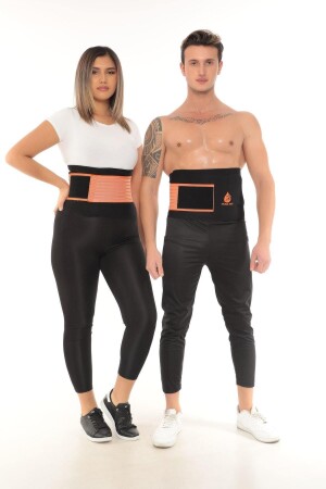 MNZ- أصل أصلي Unisex حرق الدهون الفعالة تنحين Unisex حلق الحرارة المصفوفة كورسيت Kemerreynev - Sauna Suit