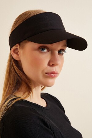 MNZ- Unisex UV Protective Visor Cap Visor Tennis Hat أسود sxxxs4155557ss - şapkadan