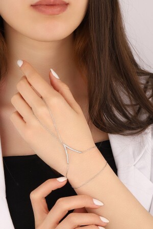 MNZ-النساء حجر الزيركون V نموذج 925 سبرلينغ الفضة ساهمران - Lia Berto