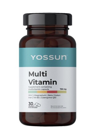 مكمل غذائي MNZ- كبسولات تحتوي على فيتامينات متعددة - Yossun