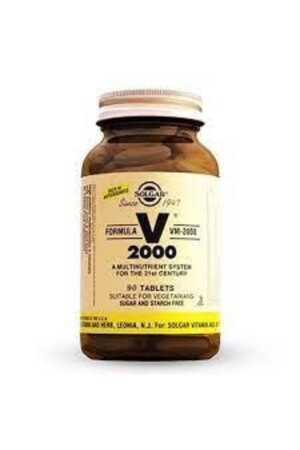 MNZ- Vm 2000 الفيتامينات المتعددة 90 حبوب - Solgar