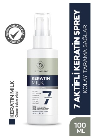 MNZ-شعر تغذية الكيراتين حليب X7 مكونات - DR TAYYARÖZ