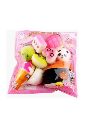 MNZ-10 قطع سكوستي كاملة المختلطة مجموعة - سكوستي سوكوشي ناعمة 10 قطع سوكوشي - Brother Toys