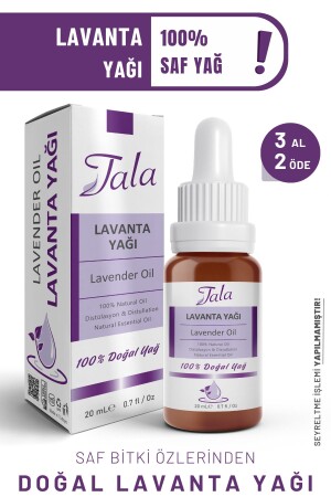 MNZ-100% زيت اللافندة النقي والطبيعي 20 مل - Tala