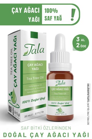MNZ-100% زيت شجرة الشاي النقي والطبيعي 20 مل - Tala