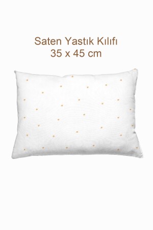 MNZ-100% قطن ساتين طفلا وسادة القياس - 35x45 سم - Casadora Baby