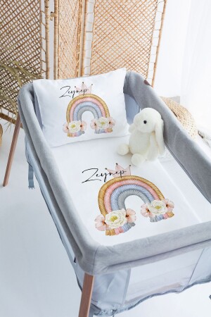 MNZ-100% Delux Cotton شخصية 70x120 حديقة السرير غطاء غطاء مجموعة PRKYT26 - Lilabio