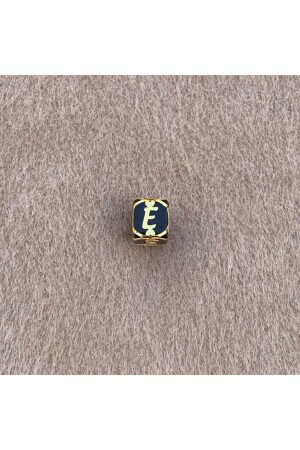 MNZ-14 كيراط ذهبية سوداء ذو قفس كرة مع حرف E UCHRFKFSSYHE - Bayar Gold