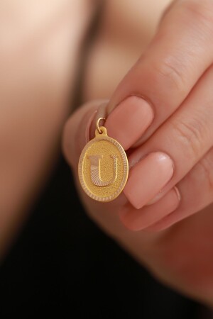 MNZ-14 كيراط ذهبية تعصبية البيضاء U خط Pendant UCHRFOVLYNSTLJKU - Bayar Gold