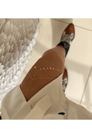 MNZ-14k عملة ذهبية مطلية تفاصيل الساق الملحق POP398 - pop up store