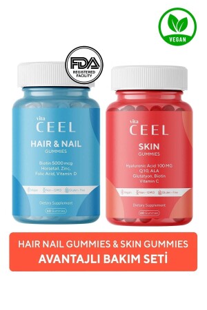 MNZ-2 Pack جلد وشعر وأظافر فيتامينات مضغوطة - Vita Ceel