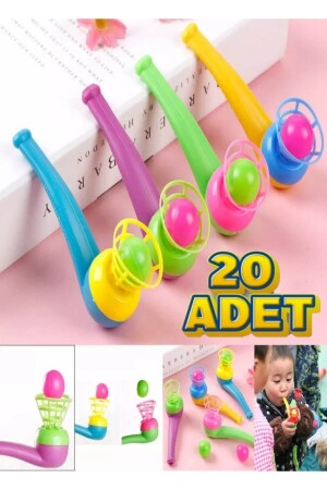 MNZ-20 Pcs ساكسفون بيبيت كرة نفخة لعبة بوبيت لعبة تعليمية 6055394-30111 - Muçis
