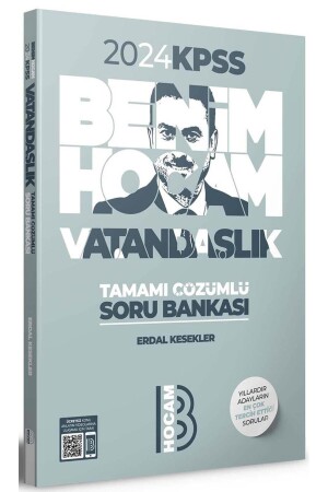 MNZ-2024 KPSS المواطنة حل بالكامل بنك الأسئلة - Benim Hocam Yayınları