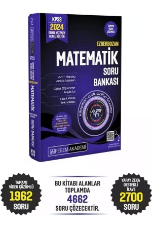 MNZ-2024 تغيير اللعبة KPSS القدرات العامة المعرفة العامة الرياضيات بنك الأسئلة - Pegem Akademi Yayıncılık
