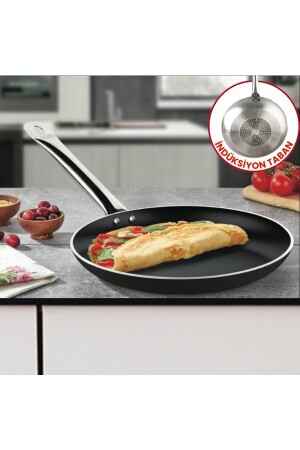 MNZ-24 Cm Bistro إدخال كريب بان - هوريكا إدخال على أساس الخبز (مقبض أنبوب الفولاذ) - Evren