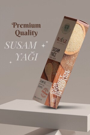 MNZ-250 ml زيت الساسم المضغوط بالبرد، 100% نقي وطبيعي 0026 - RAAZ