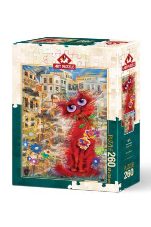 MNZ-260 قطعة اللغز القط الأحمر - Art Puzzle