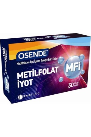 MNZ-30 حبوب تحت اللغة تحتوي على Mfi methylfolate واليود - Osende