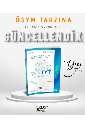 MNZ-345 Tyt الرياضيات 10 قطعة تجربة - Üç Dört Beş Yayıncılık