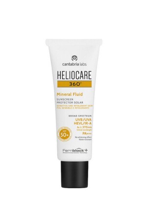 MNZ-360 كريم السوائل المعدنية Spf 50 كريم واقي الشمس 50 مل 123 - Heliocare