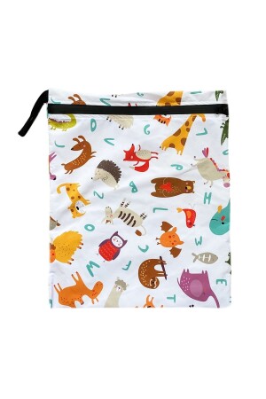 MNZ-38x29cm دليل التسرب - طبيعة صديقة - محطمة - ملابس سباحة رطبة وجافة - حقيبة ملابس نظيفة قذرة - Yorni