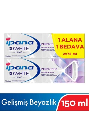 MNZ-3D البيضاء الفاخرة كمال للكفاية معجون أسنان 2x75 مل - İpana