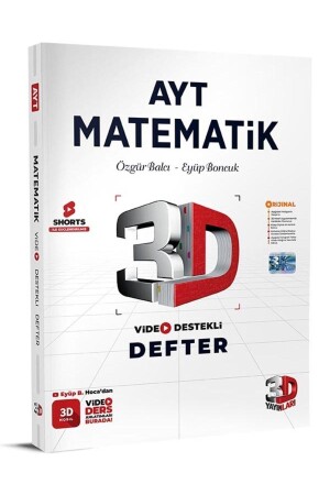 مذكرة رياضية MNZ-3D Ayt مع دعم الفيديو - 3D Yayınları