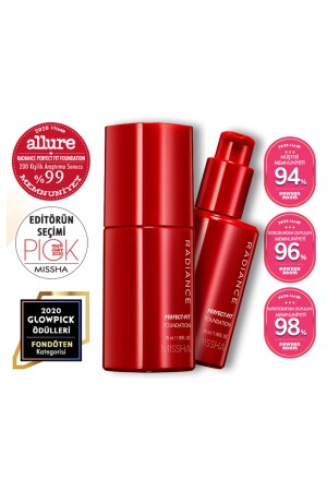 MNZ-48 ساعة دائمة الساطين أساس 35 مل SPF30+ الإشعاع مناسبة الأساس رقم 21 فانيلا - Missha