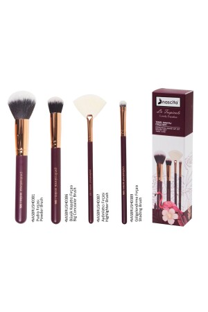 مجموعة من فرشاة الماكياج الأساسية MNZ-4-piece - Nascita