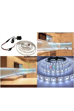 MNZ-5 مترات شريط أبيض Led12v مُعدل للمطبخ معدادة العلوي التبديل على التبديل - Ookay