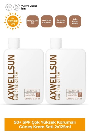 MNZ-50 SPF+ 2 حزمة الفرصة مجموعة مضادة للدليل مرطبة الحماية العالية من الشمس كريم TYC00190665765-T - AXWELL