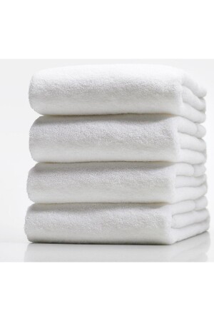 MNZ-50x90cm 100% القطن 4 قطع فندق سبا اليد وجها ومسحوق الشعر مجموعة الحليب الراقي - Home Mod Store