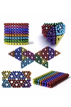 MNZ-5mm 8 مغناطيس نيوديميوم ملونة كرة ذكاء تطوير كرة بلي889000 - CMT