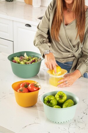 مجموعة التحضير المهنية MNZ-5-piece Aura - مخزن خليط ، وقطعة ، وقطعة ضغط الليمون - قطعة TYC00544474237 - Kitchen Life