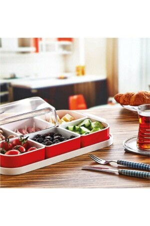 مجموعة الإفطار من قسم MNZ-6 مع غطاء NH6PKT01 - Nesto Home