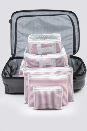 MNZ-6-Piece حقيبة منظمة مجموعة وردي ESTİ005-1P - ESTİ