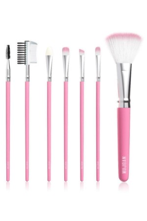 MNZ-7-Pack Brush Set الوردي - Mujgan