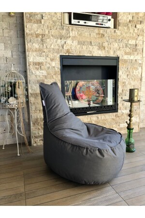 كيس الفول السوداني النشط (MNZ-Active Bean Bag) الأريكة الرمادية (متوسطة الحجم) النشطة6 - Pufumo