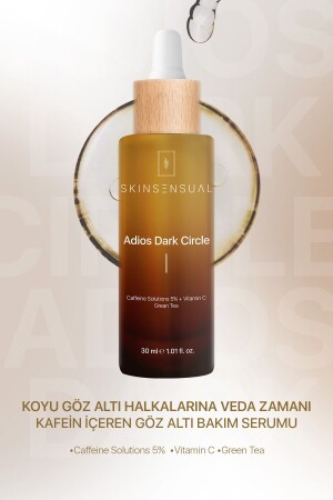 MNZ-Adios الدائرة المظلمة تحت العين سيروم (حلول الكافيين 5٪ + فيتامين سي) - Skin Sensual