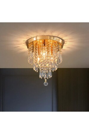 MNZ-Ahenk Gold Crystal Stone صانع غرفة المعيشة الحديثة - Livora Lighting