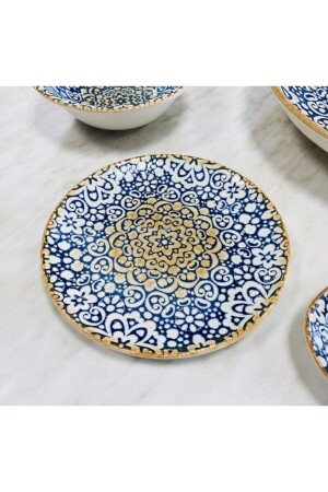 MNZ-Alhambra سلسلة 6 قطع طقم حلوى 19 سم A0619 - Bonna Porselen
