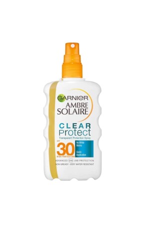 MNZ-Ambre Solaire واضحة الحماية شفافة رش الجسم Gkf30 200 مل GNR1000 - Garnier