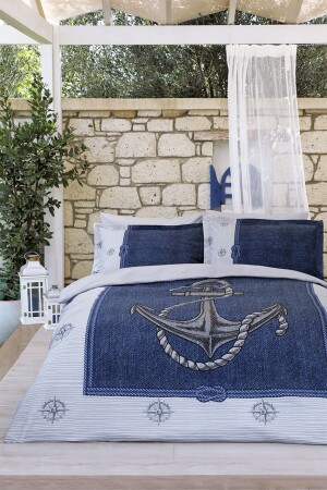 MNZ-Anchor Denim غطاء واحد من الغطاء المعدل Özdilek غطاء من الغطاء - Özdilek