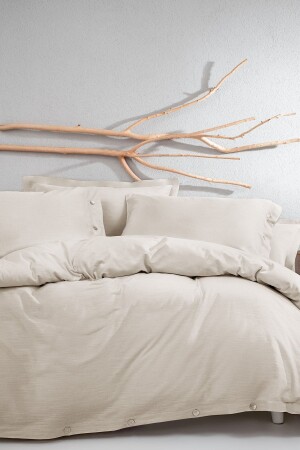 مجموعة غطاء المزدوج من غطاء MNZ-Annie - Linen YTSGRPIST-1606391 - Yataş